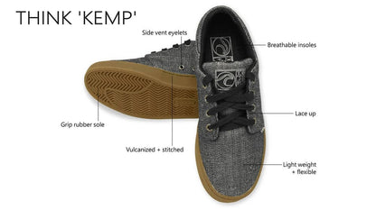 Charcoal Kemp Shoes